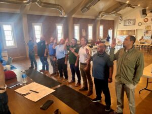 Local Union members sworn in as AZBCTC delegates.